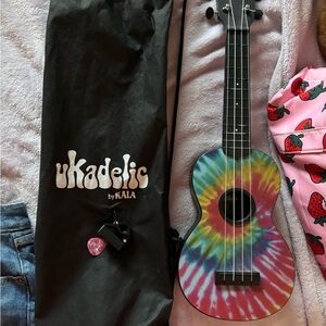 Tie-Dye Ukulele with Tuner